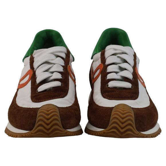 Loewe Flow Runner Sneakers in Multicolor Suede and Nylon - Picture 2 of 12